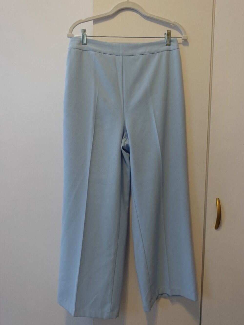 STYLEWE light blue baggy slacks with elastic waist, size L
